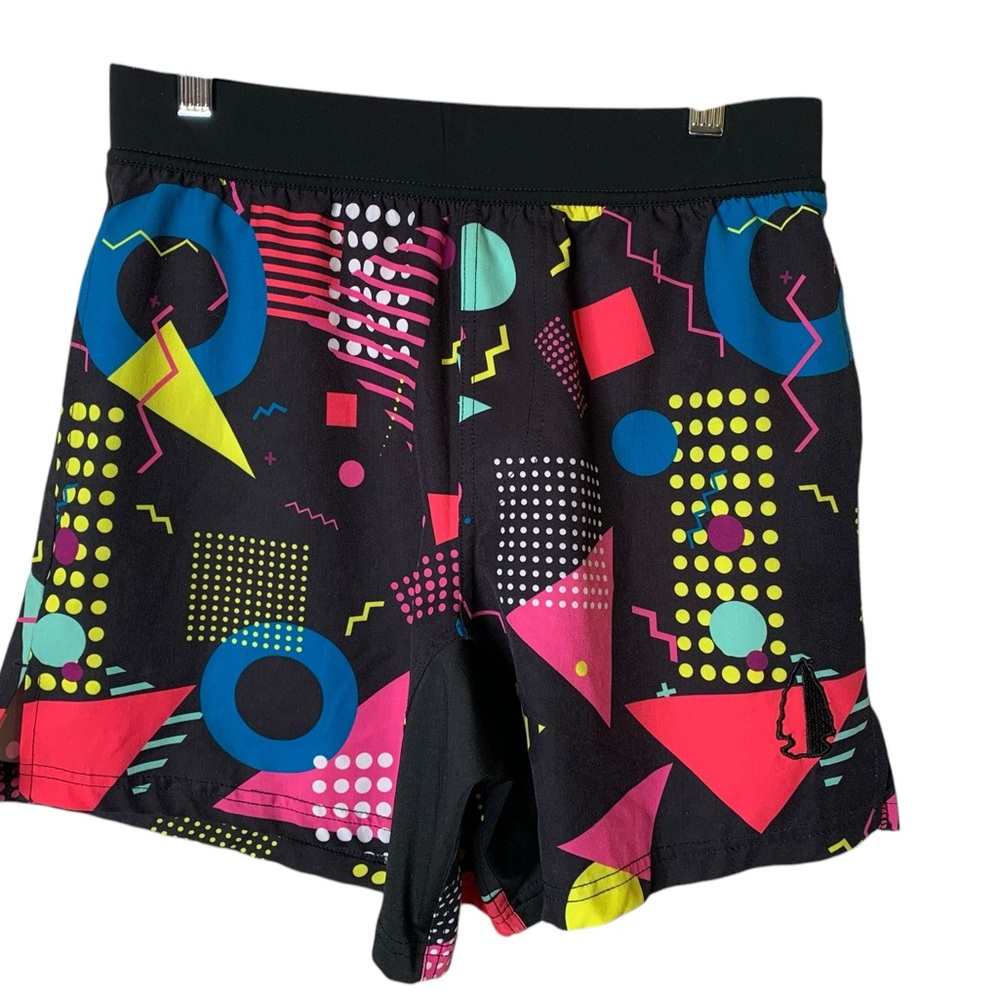 Tachuntfish THF Athletic Shorts 90’s Retro Size Small Colorful Beach Swim